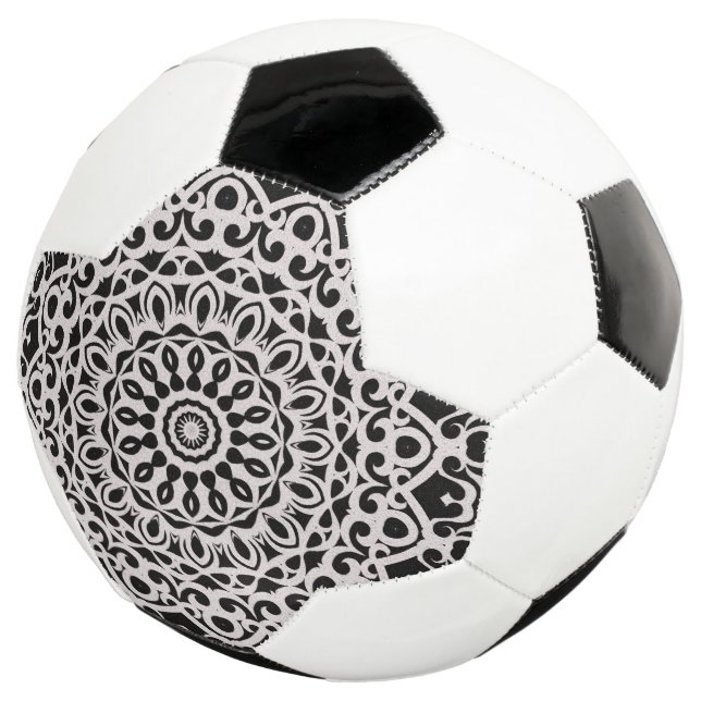 Bola De Futebol Soccer Ball Tribal Mandala G385 (Três quartos)