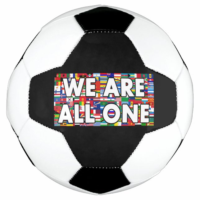 Bola De Futebol Somos Todos Um (Frente)