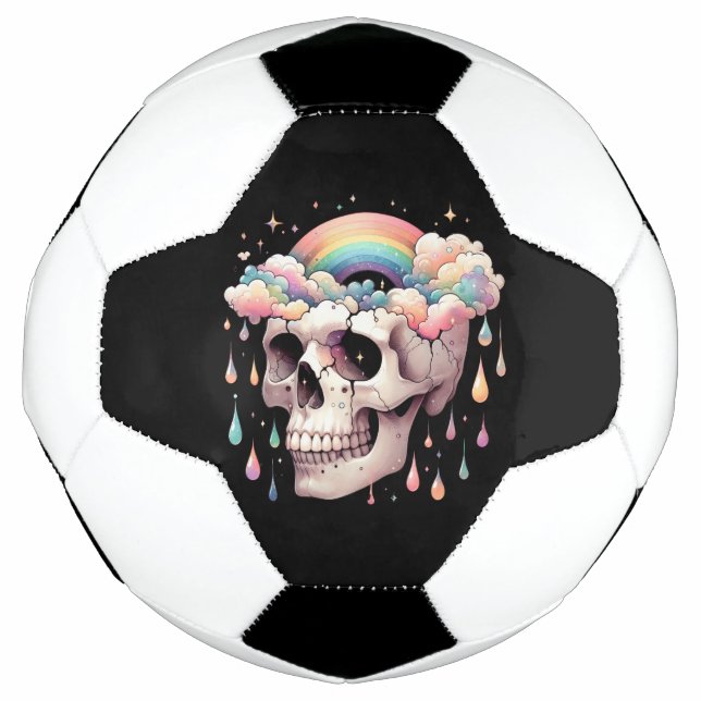 Bola de Futebol Sonhos Arco-íris (Frente)