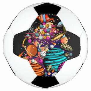 Bola De Futebol Space Candy