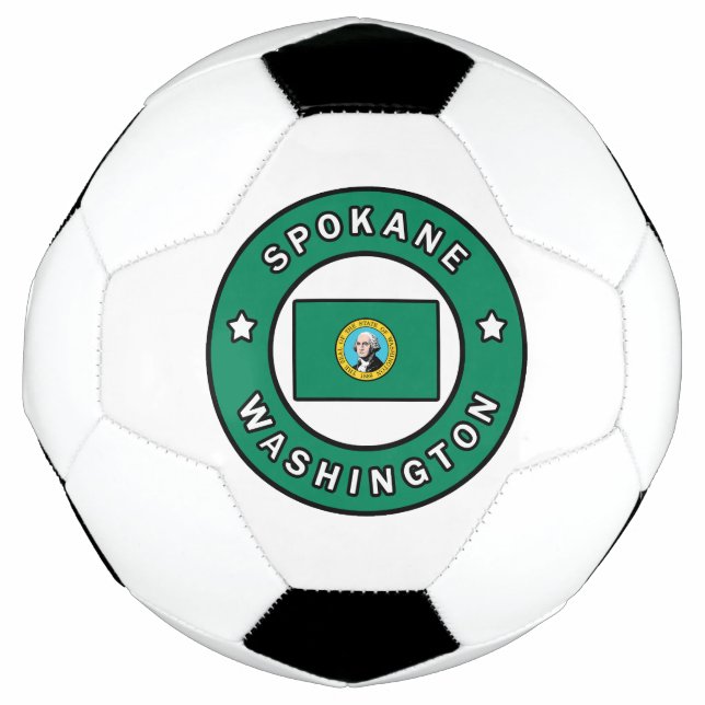 Bola De Futebol Spokane Washington (Frente)