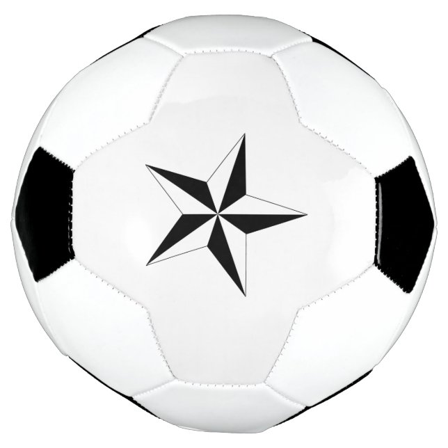 Bola De Futebol Sporty Star Mark Soccer Ball with Unique Look (Invertido)