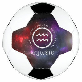 Bola De Futebol Starfield Aquário Portador de Água Zodíaco Ocident
