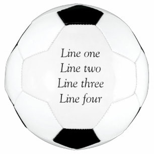 Bola De Futebol Sua mensagem aqui adicionar texto nome imagem cita