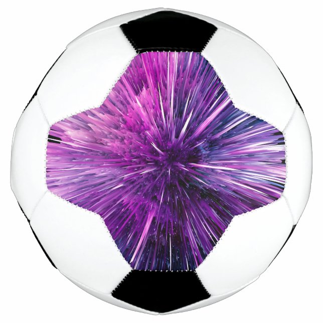 Bola De Futebol Super sônico - lindo roxo (Frente)