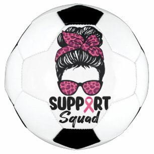 Bola De Futebol Suportar Cancer da Mama do Guerreiro Rosa-Rosa-Tro