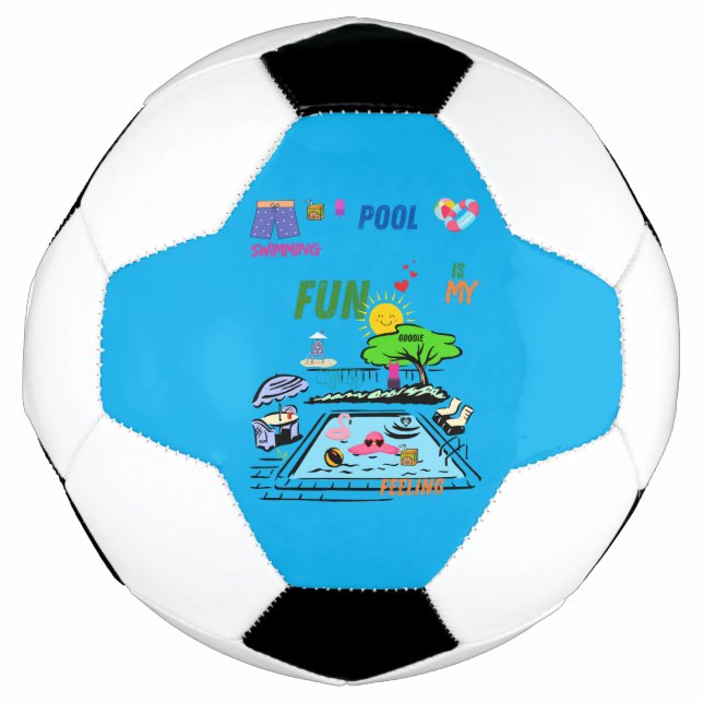 Bola De Futebol Swimming Pool Fun (Frente)