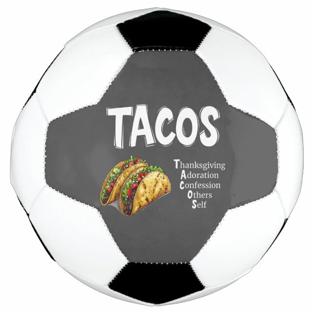 Bola De Futebol TACOS Prayer Soccer Ball (Frente)