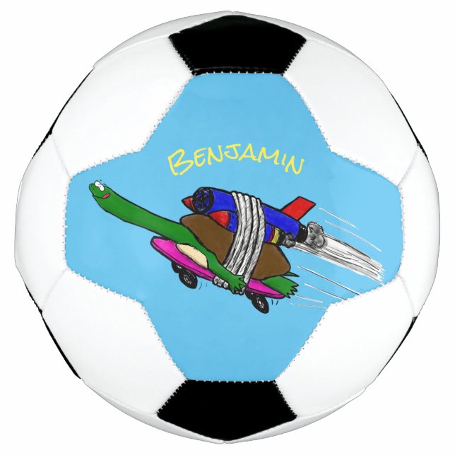 Bola De Futebol Tartaruga voadora (Frente)