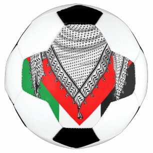 Bola De Futebol Tecido Tradicional do Keffiyeh Scarf Palestino