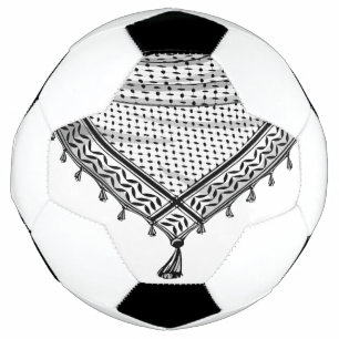 Bola De Futebol Tecido Tradicional do Keffiyeh Scarf Palestino