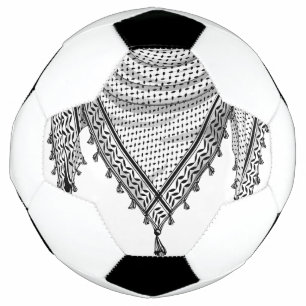 Bola De Futebol Tecido Tradicional do Keffiyeh Scarf Palestino