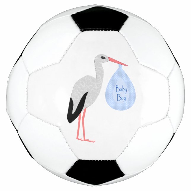 Bola De Futebol Tempestade de Bebê Azul (Frente)