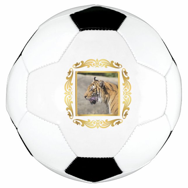 Bola De Futebol Tiger enquadrado (Frente)