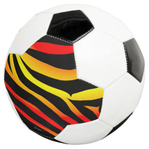 Bola De Futebol Tiger Stripes Animal Impressão Padrão Escova De 