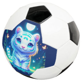 Bola De Futebol Tigre colorido bonito Holográfico |