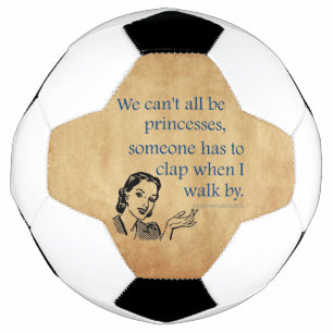 Bola De Futebol Tinta de 50 engraçada da Princesa SlipperyJoe
