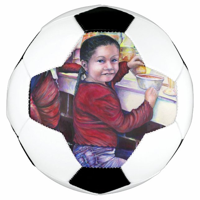 Bola De Futebol Todas As Boas Meninas Tenham Sorvete (Frente)