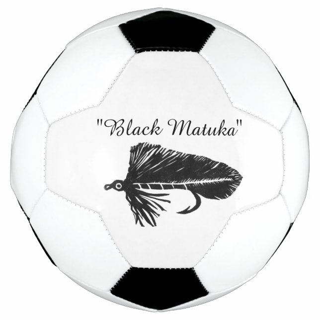 Bola De Futebol Torneira Negra Matuka, pesca de moscas, arte de li (Frente)