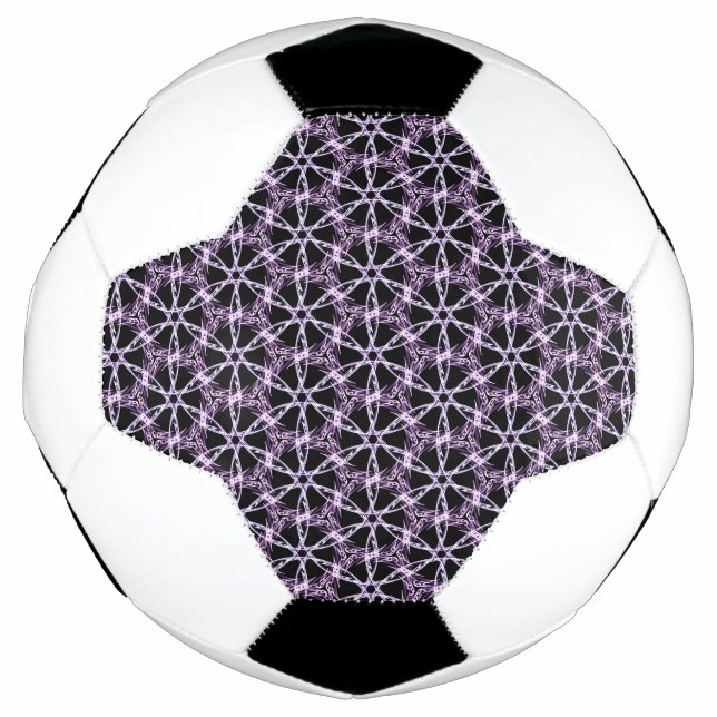 Bola De Futebol Treliça Lavanda Mística (Frente)