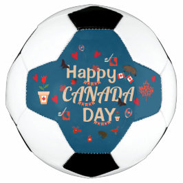 Bola De Futebol Trendy Happy Canada Day