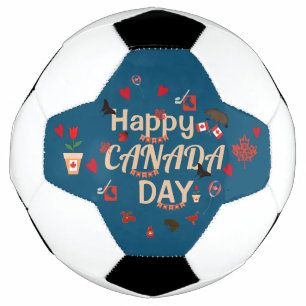 Bola De Futebol Trendy Happy Canada Day