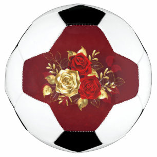 Bola De Futebol Três Rosas de joalharia