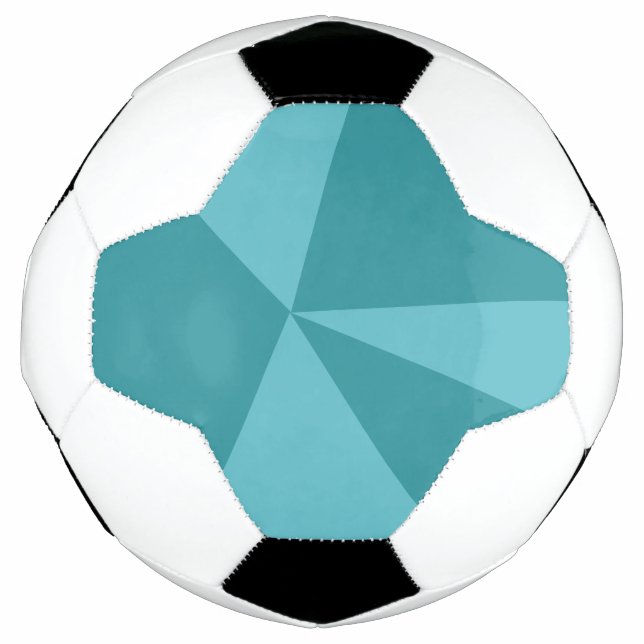 Bola De Futebol Triângulos padrão geométrico (Frente)