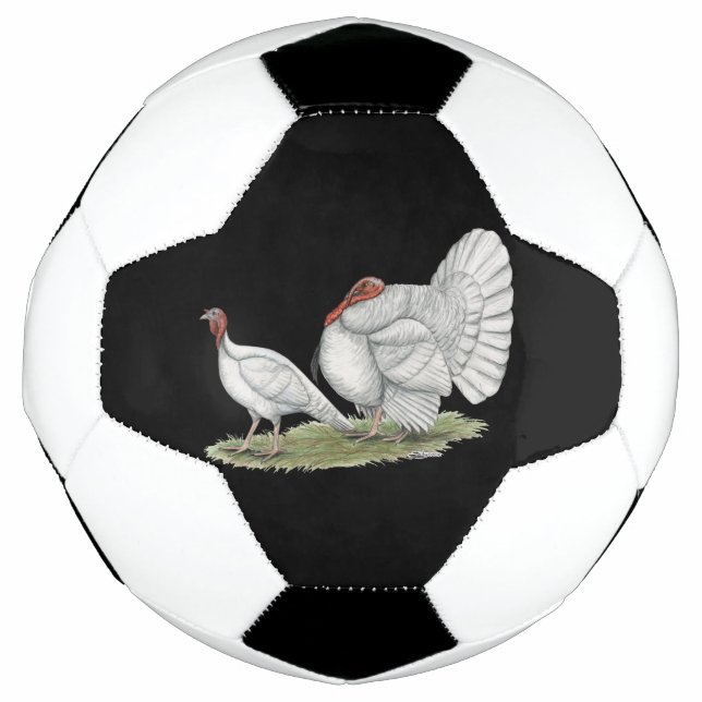 Bola De Futebol Turkeys White Holland (Frente)