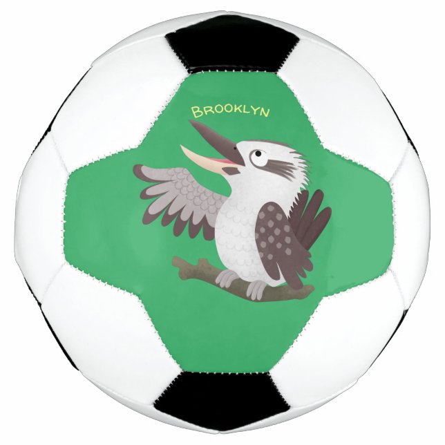 Bola De Futebol Um desenho animado e engraçado (Frente)