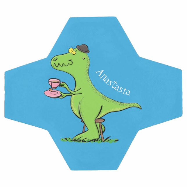 Bola De Futebol Engraçado humor de desenho animado de T rex dinoss