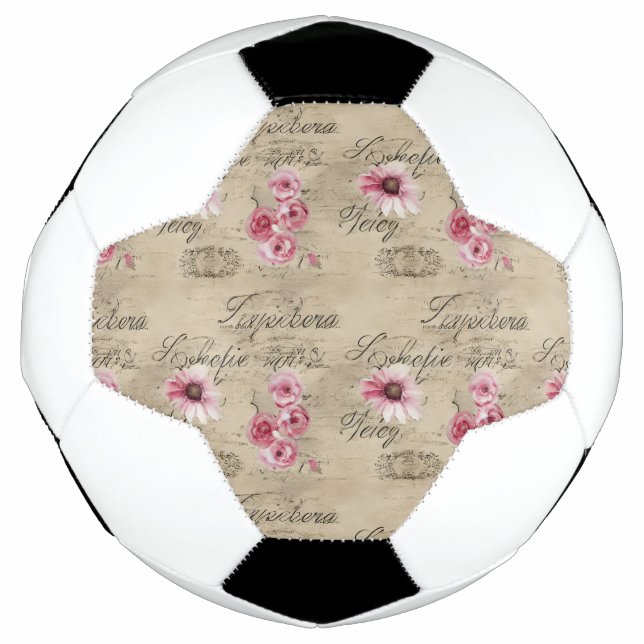 Bola De Futebol Um Design francês Ephemera Series 20 (Frente)