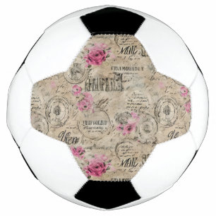 Bola De Futebol Um Design francês Ephemera Series 24