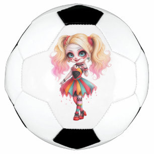 Bola De Futebol Uma Coleção de Design de Halloween de Menina Fofa 