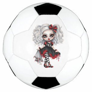 Bola De Futebol Uma Coleção de Design de Halloween de Menina Fofa 