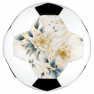 Bola De Futebol Uma Série Floral de Casamento Design 1