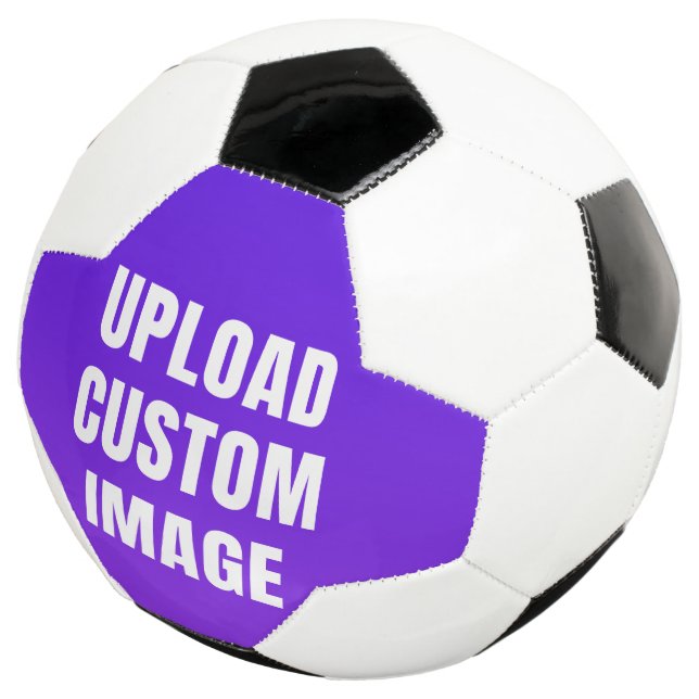 Bola De Futebol Upload Custom Image - Add Your Own To Print On A (Três quartos)