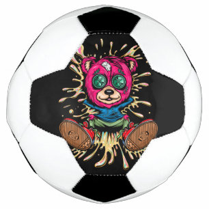 Bola De Futebol Urso No Mel