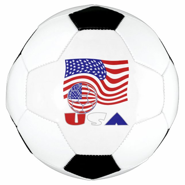 Bola De Futebol USA Flag Soccer Ball (Frente)