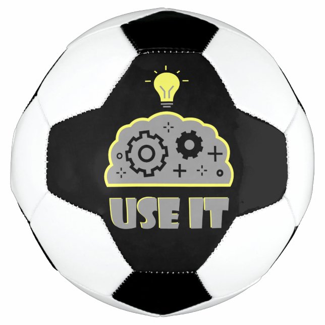 Bola De Futebol Use seu cérebro (Frente)
