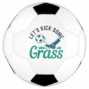 Bola De Futebol Vamos Chutar Algumas Gramas