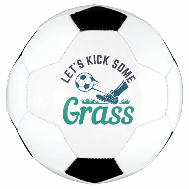 Bola De Futebol Vamos Chutar Algumas Gramas (Frente)