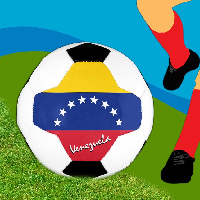 Bola De Futebol Venezuela Futebol e bandeira venezuelana / Esporte (Criador carregado)