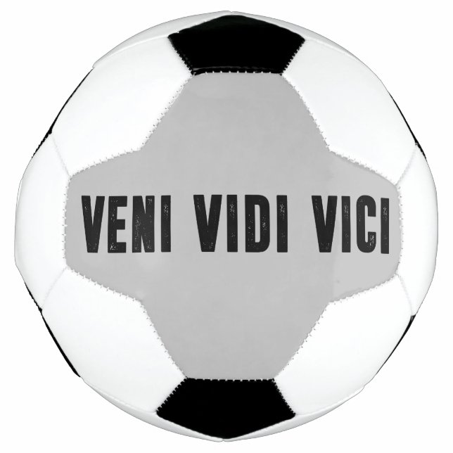 Bola De Futebol Veni vidi vici (Frente)