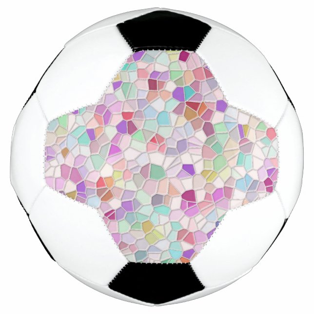 Bola De Futebol Vidro Cortado Bonito (Frente)