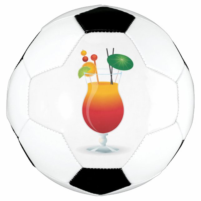 BOLA DE FUTEBOL VIDRO DE COCKTAIL (Frente)