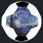 Bola De Futebol Vincent Van Gogh - A noite de Starry<br><div class="desc">A Noite Estrelada / La nuit etoilee - Vincent Van Gogh em 1889</div>