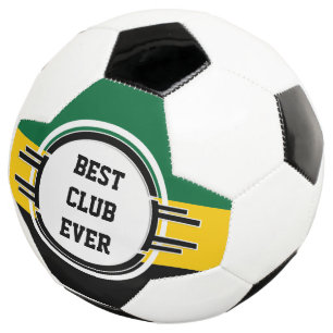 Bola De Futebol Vintage Label Black V + seu backgr. & Texto