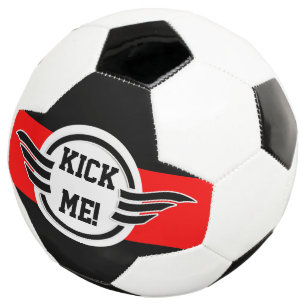 Bola De Futebol Vintage Label preto I + seu backgr. & Texto