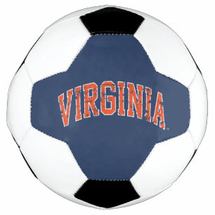 Bola De Futebol Virginia Wordmark Distressed